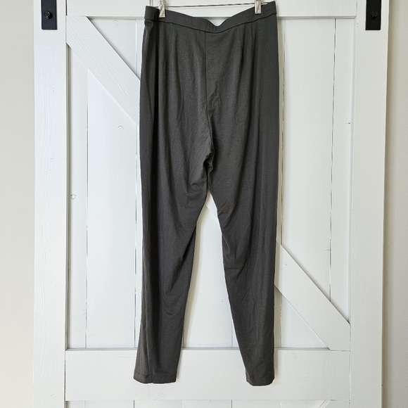 Eileen Fisher pull on pants washable stretch viscose blend gray size M - Picture 9 of 13